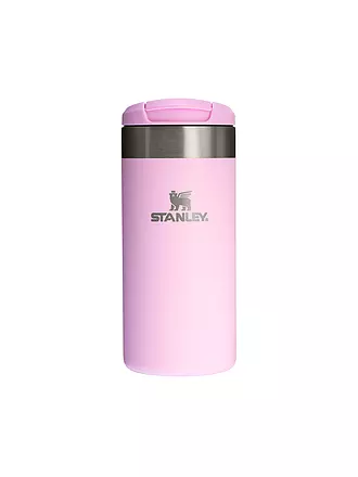 STANLEY | Isoliertrinkbecher AEROLIGHT TRANSIT MUG 0,35l Black 2.0 | rosa
