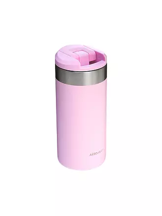 STANLEY | Isoliertrinkbecher AEROLIGHT TRANSIT MUG 0,35l Black 2.0 | rosa