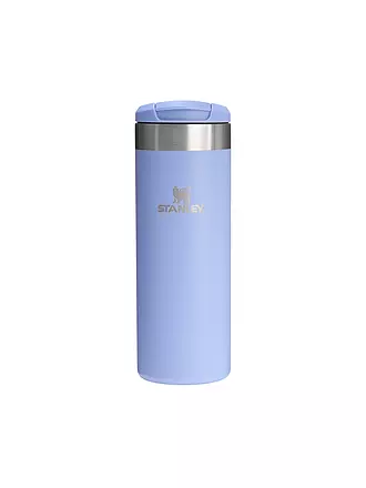 STANLEY | Isoliertrinkbecher AEROLIGHT TRANSIT MUG HAMMERTONE 0,47l Black 2.0 | hellblau