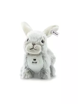 STEIFF | Plüschtier Dormili Hase sitzend 21cm | hellgrau