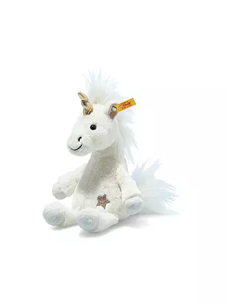STEIFF | Plüschtier Einhorn 20cm Soft Cuddly Friends | weiss