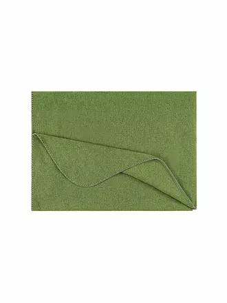STEINER 1888 | Wolldecke - Plaid Sophia 145x190cm Latte | grün