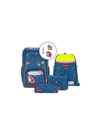 STEP BY STEP | Schulrucksack Set GIANT Horse Lima | blau