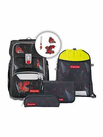 STEP BY STEP | Schultaschen Set 5tlg GIANT Dragon Drako | blau