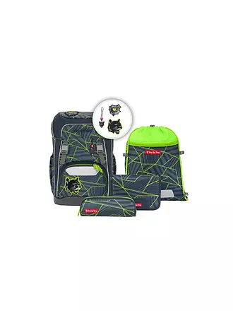 STEP BY STEP | Schultaschen Set 5tlg GIANT Memaid Lola | schwarz