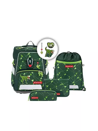 STEP BY STEP | Schultaschen Set 5tlg SPACE Shine Dino Night Tyro | 