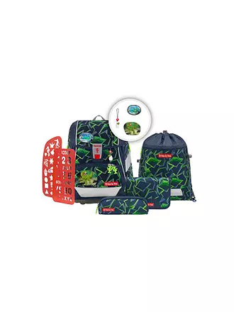 STEP BY STEP | Schultaschen Set 6tlg 2in1 Plus Wild T-Rex Taro | 