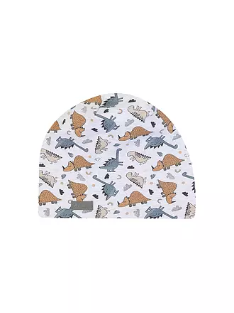 STERNTALER | Jungen Beanie Dino | weiss