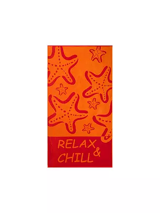 STUCO | Strandtuch 170x90cm Relax & Chill | orange
