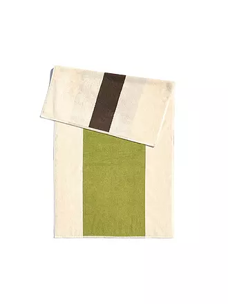 SUITE702 | Handtuch 50x100cm MARTENS AND MARTENS Brown/Lime | dunkelrot