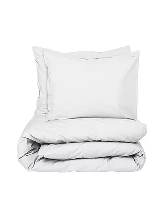 SUITE702 | Perkal Bettwäsche 70x90cm/140x200cm Jade Green | weiss