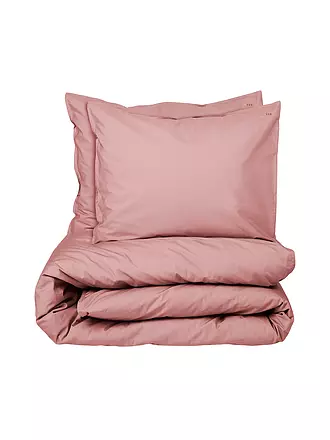 SUITE702 | Perkal Bettwäsche 70x90cm/140x200cm Navy Blue | rosa