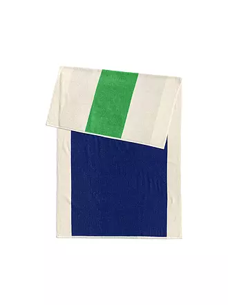 SUITE702 | Strandtuch  90x180cm MARTENS AND MARTENS Royal Blue/Green | braun