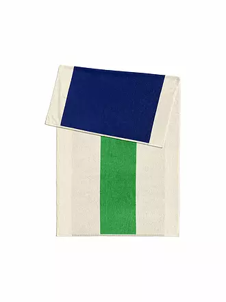 SUITE702 | Strandtuch  90x180cm MARTENS AND MARTENS Royal Blue/Green | braun
