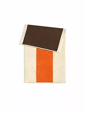 SUITE702 | Strandtuch 90x180cm MARTENS AND MARTENS Orange/Brown | dunkelblau