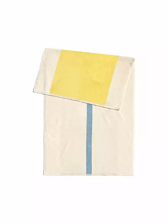 SUITE702 | Strandtuch 90x180cm MARTENS AND MARTENS Sky Blue/Yellow | dunkelblau