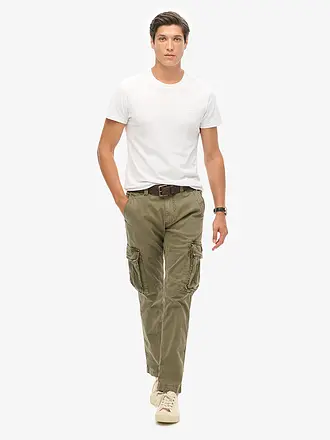 SUPERDRY | Cargohose | grün