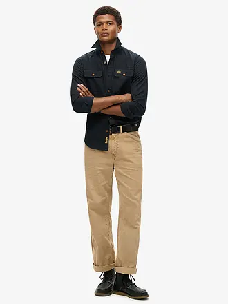 SUPERDRY | Flanellhemd | schwarz