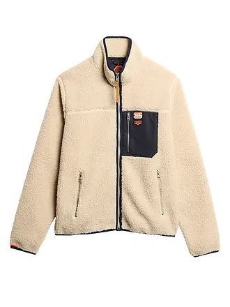 SUPERDRY | Fleecejacke | beige