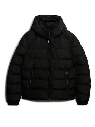 SUPERDRY | Steppjacke | schwarz