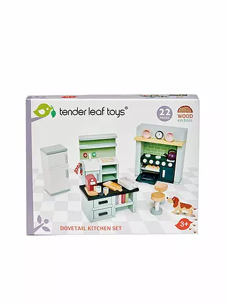 TENDER LEAF TOYS | Puppenhaus Küchenmöbel Einrichtungs Set | keine Farbe