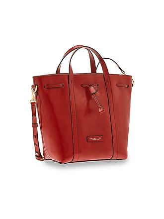 THE BRIDGE | Ledertasche - Bucket Bag Vittoria | schwarz