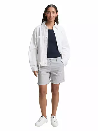 TOM TAILOR |  Chinoshorts | schwarz