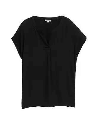 TOM TAILOR | Blusenshirt | schwarz