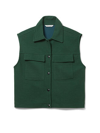 TOM TAILOR | Gilet | dunkelgrün