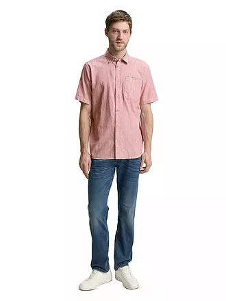 TOM TAILOR | Hemd Regular Fit | rot