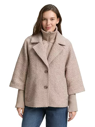 TOM TAILOR | Jacke in Woll-Optik | beige