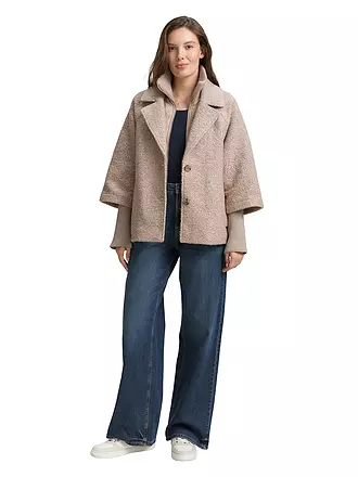 TOM TAILOR | Jacke in Woll-Optik | beige