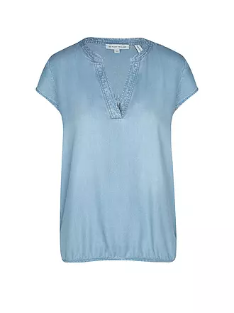 TOM TAILOR | Jeansbluse | blau