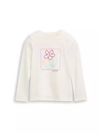 TOM TAILOR | Mädchen Langarmshirt | weiss
