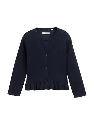 TOM TAILOR | Mädchen Strickjacke | dunkelblau