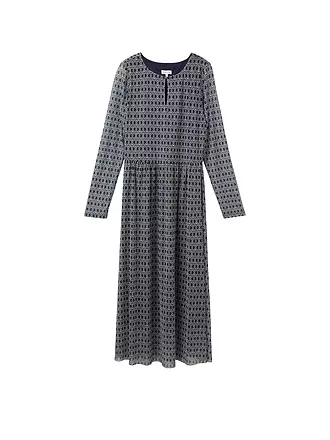 TOM TAILOR | Midikleid | dunkelblau