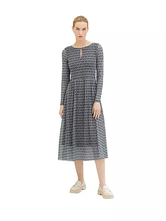 TOM TAILOR | Midikleid | dunkelblau