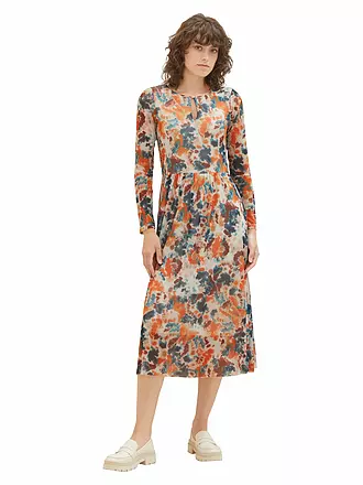 TOM TAILOR | Midikleid | dunkelblau