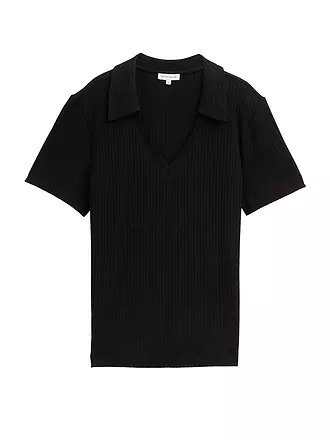 TOM TAILOR | Poloshirt | schwarz