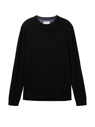 TOM TAILOR | Pullover | schwarz