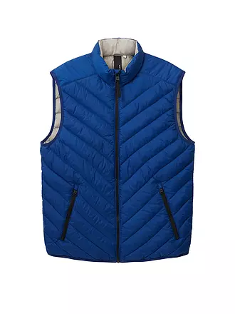 TOM TAILOR | Steppgilet | blau