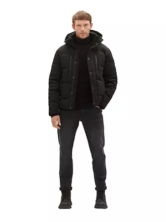 TOM TAILOR | Steppjacke | schwarz