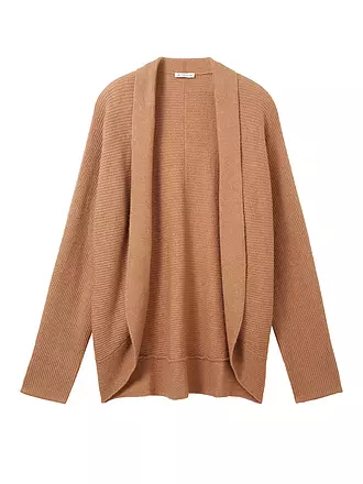 TOM TAILOR | Strickjacke | camel