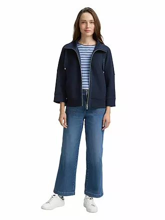 TOM TAILOR | Sweatjacke | dunkelblau