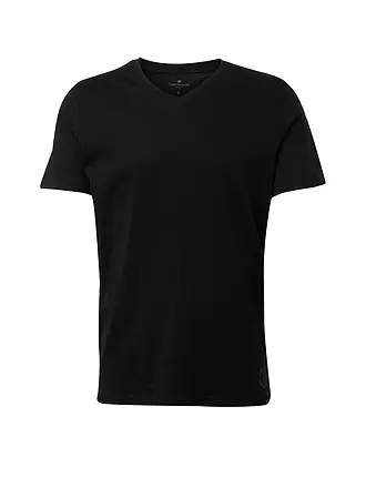 TOM TAILOR | T-Shirt 2er Pkg | schwarz