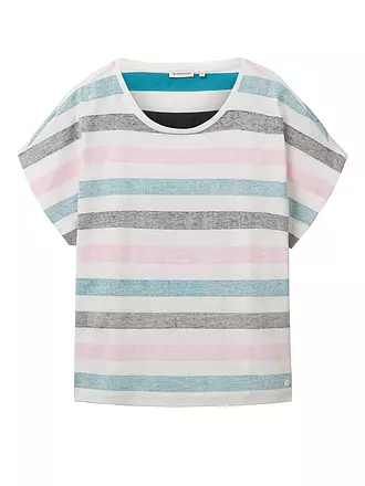 TOM TAILOR | T-Shirt | weiss