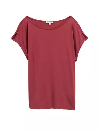 TOM TAILOR | T-Shirt | dunkelrot