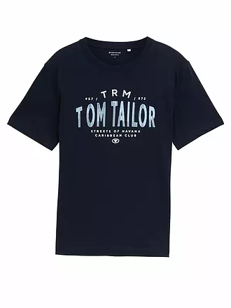 TOM TAILOR | T-Shirt | hellblau