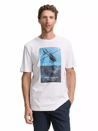 TOM TAILOR | T-Shirt | weiss