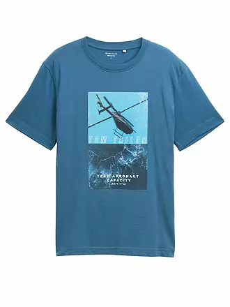 TOM TAILOR | T-Shirt | blau